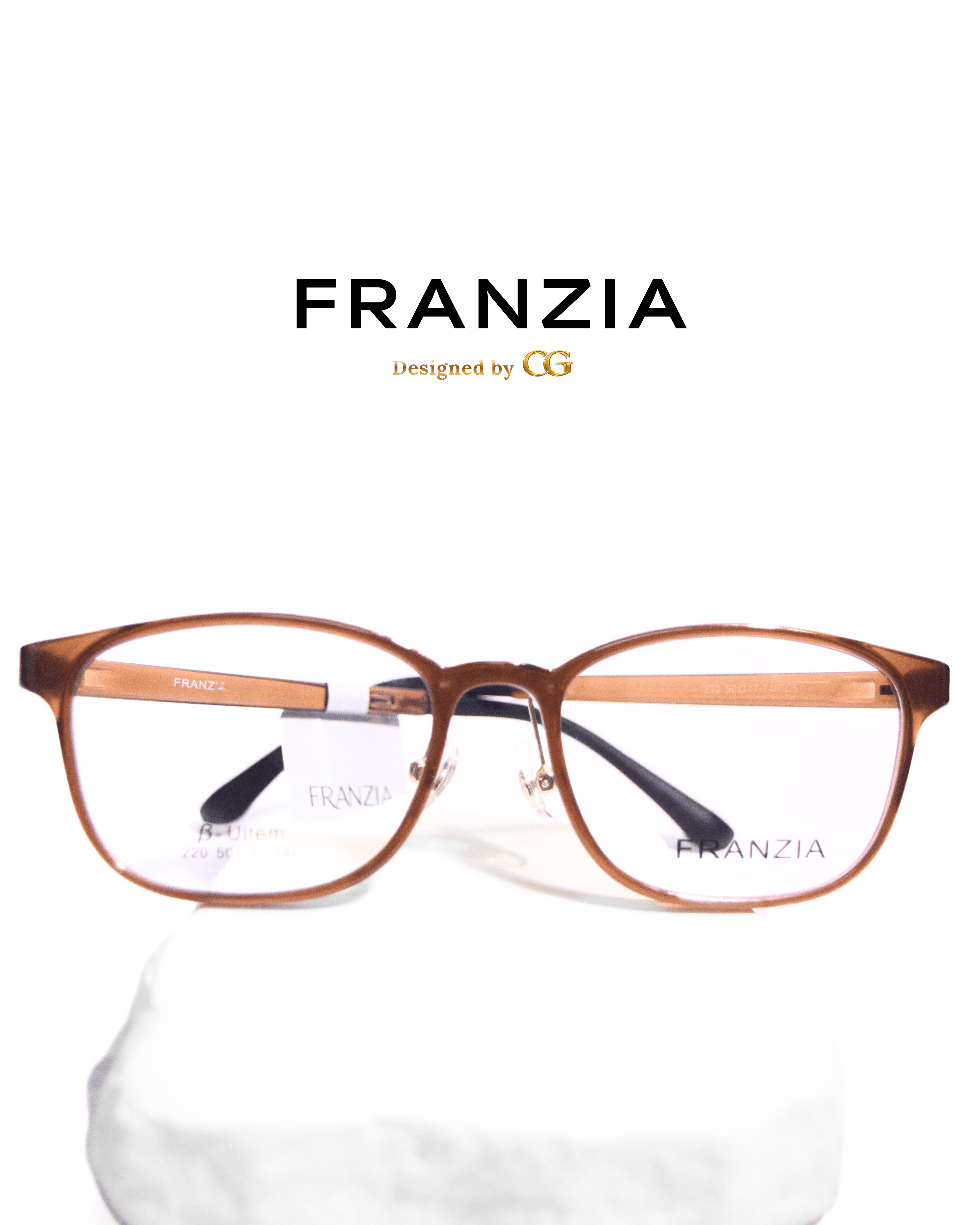 Gọng Kính Franzia – Bản Phối Màu Hổ Phách Ấm ÁP - FC220
