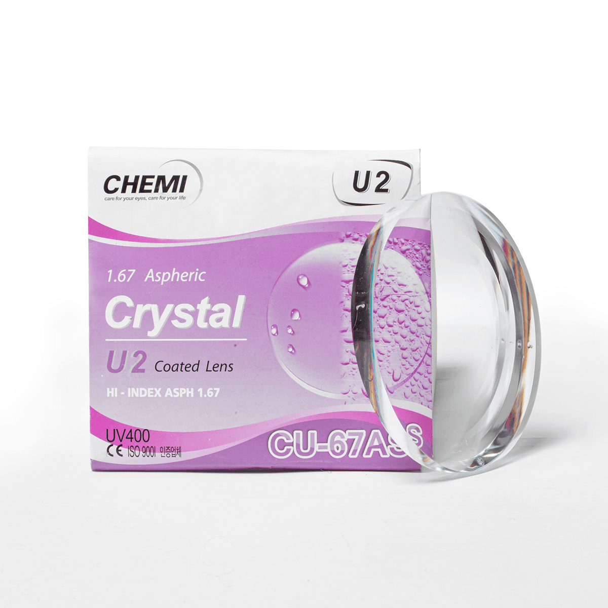 Tròng Kính Chemi 1.67 Crystal U2