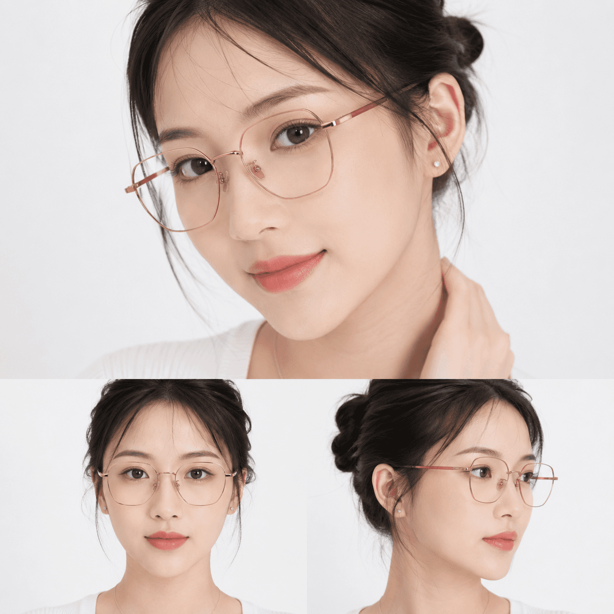 FRANZIA - Gọng kính Titanium - Nữ Thời Trang Mã JT_88052