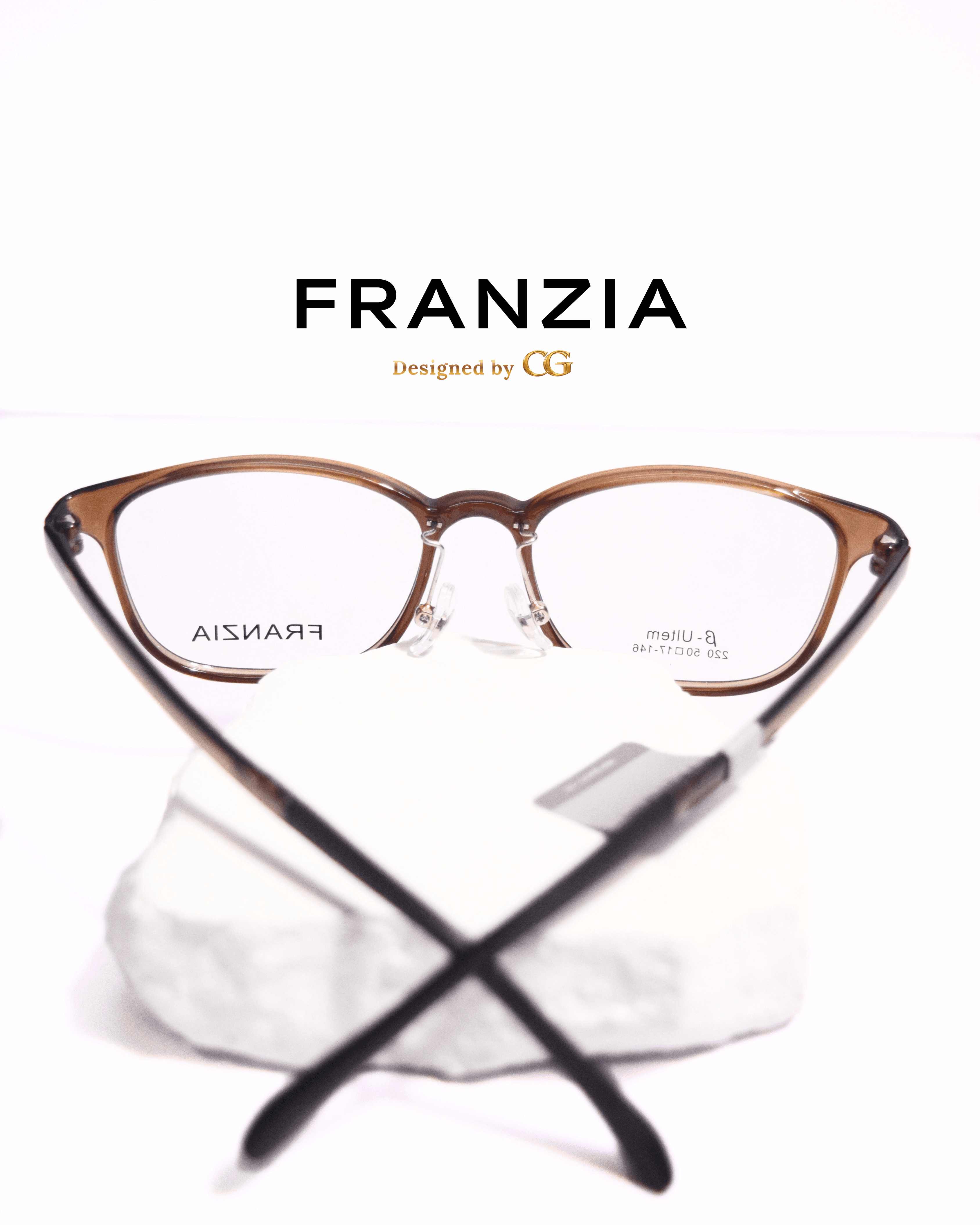 Gọng Kính Franzia – Bản Phối Màu Hổ Phách Ấm ÁP - FC220