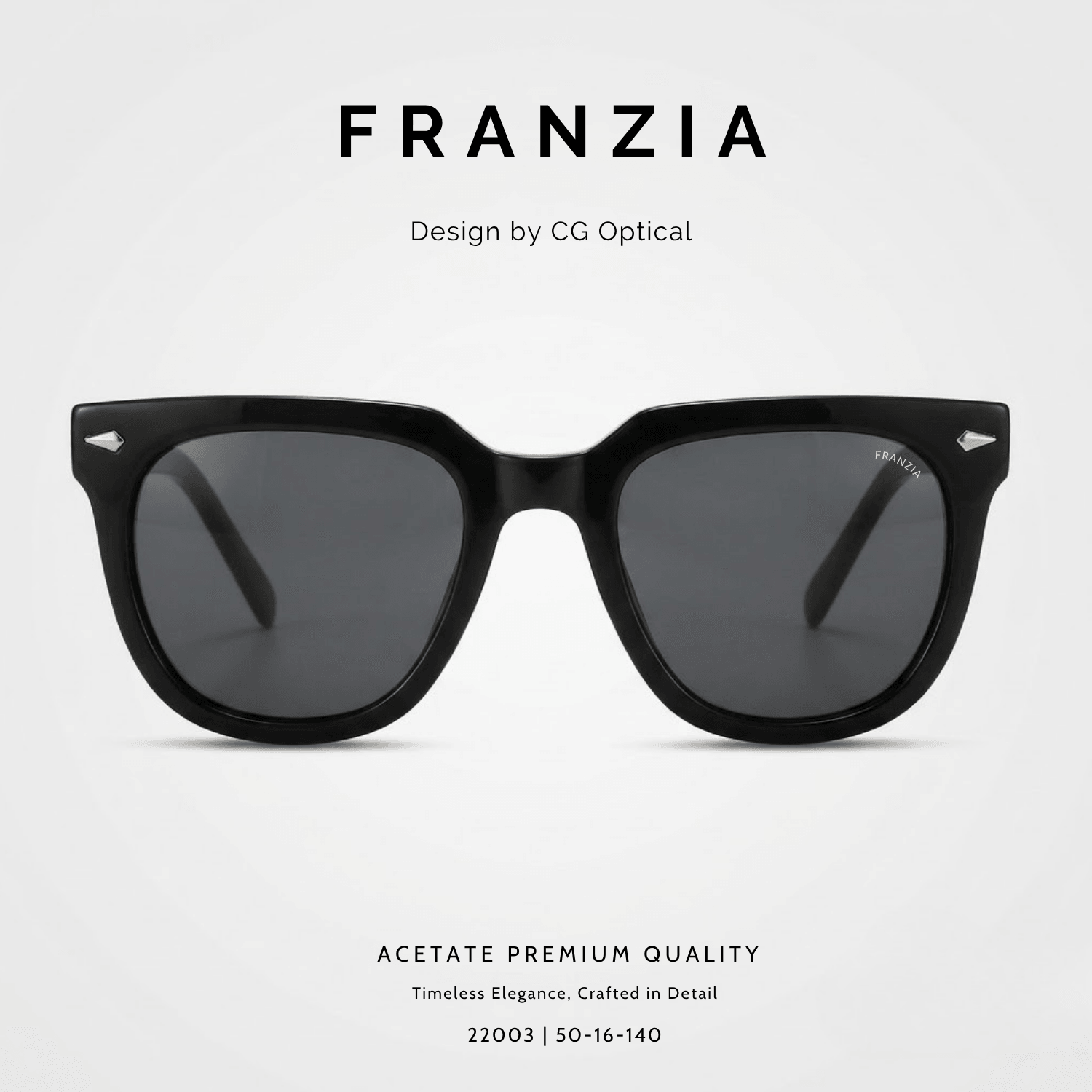 Kính Mát FRANZIA Acetate Handmade Cao Cấp - Mã Gọng 22003 - 1