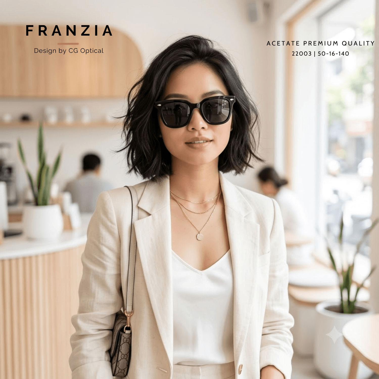 Kính Mát FRANZIA Acetate Handmade Cao Cấp - Mã Gọng 22003 - 3