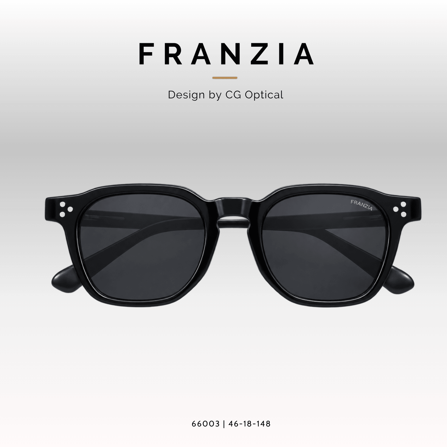 Kính Mát FRANZIA Acetate Handmade Cao Cấp - Mã Gọng 66003 - 2