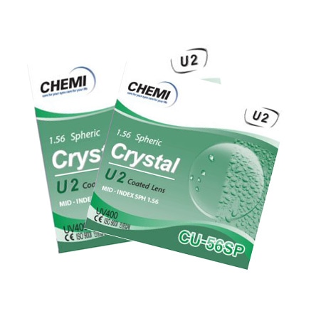 Tròng Kính Chemi 1.56 Crystal U2 - 2