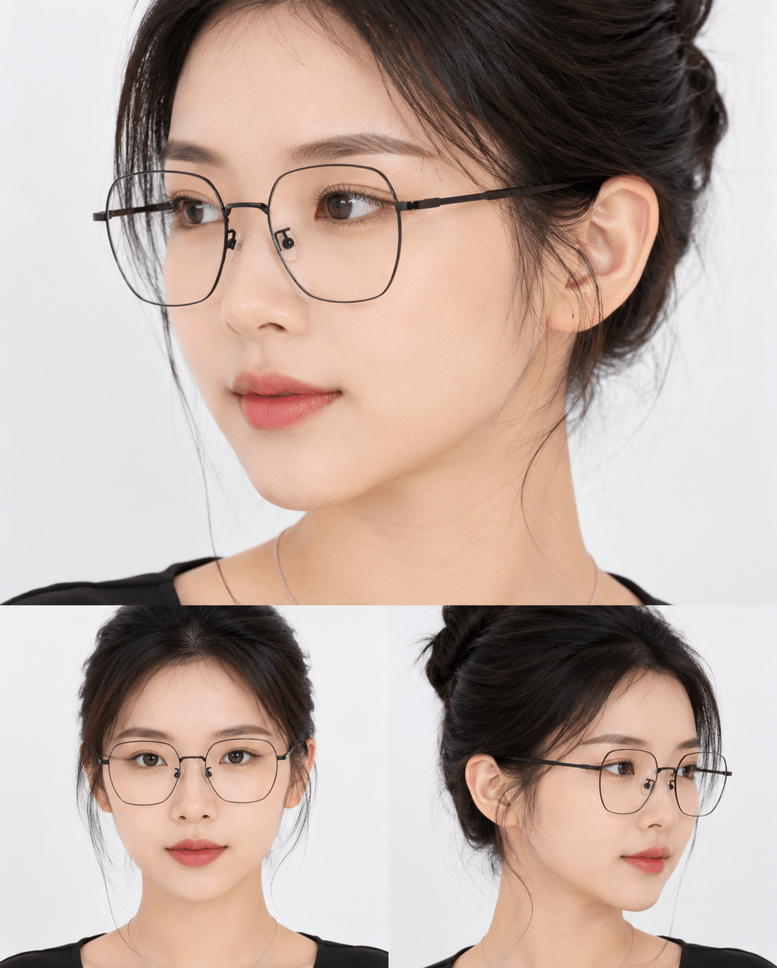 FRANZIA - Gọng kính Titanium - Nữ Thời Trang Mã JT_88070 - 2