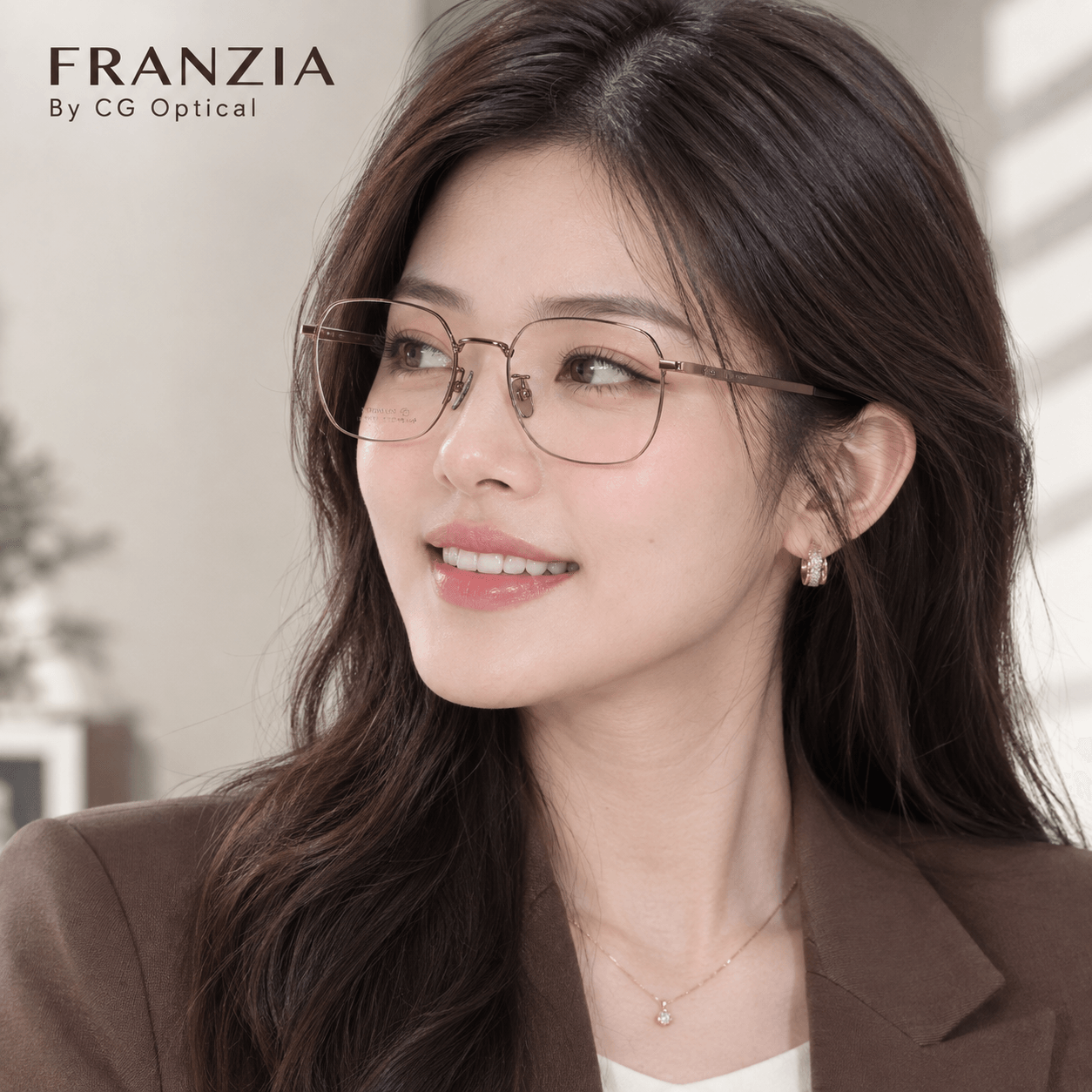 FRANZIA - Gọng kính Titanium - Unisex Thời Trang Mã JT_88071 - 1