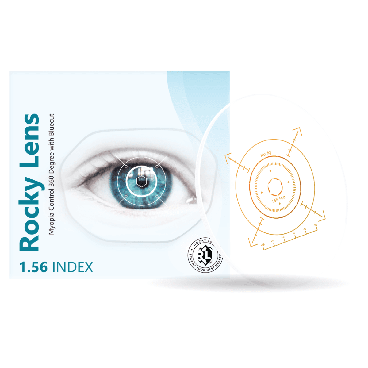 Tròng Kính Kiểm Soát Cận Thị Rocky Myopia Digital 360 Degree Defocus