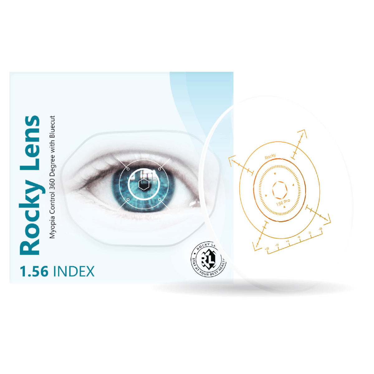 Tròng Kính Kiểm Soát Cận Thị Rocky Myopia Digital 360 Degree Defocus - 1